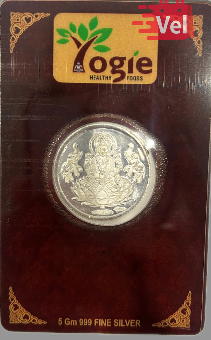 Goddess Lakshmi Silver Coin 5G