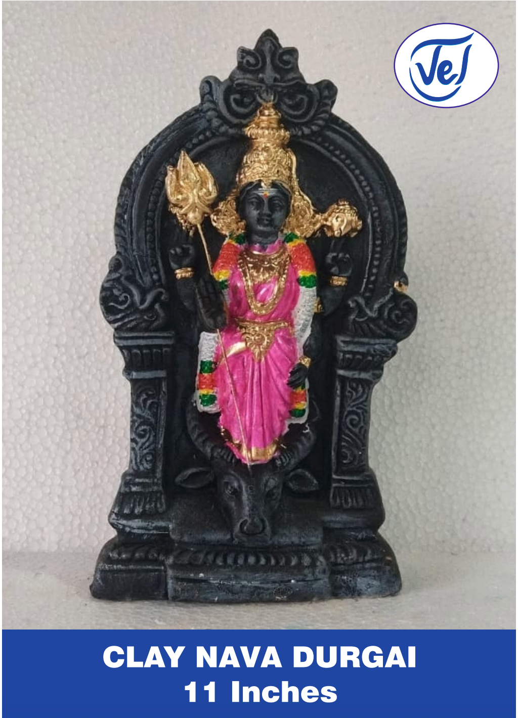 Kollu Golu Bommai Nava Durga Set 11 Inch Clay Doll