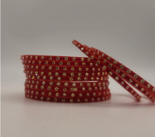 Red Gemstone Bangles