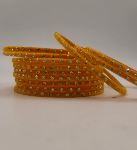Yellow Gemstone Bangles