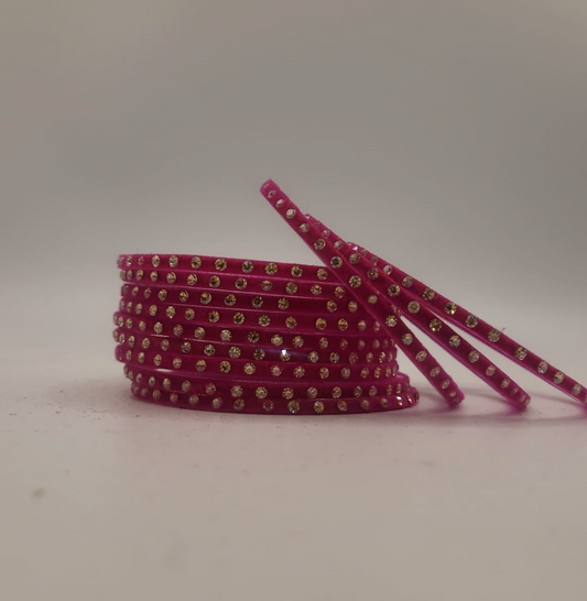 Pink Gemstone Bangles