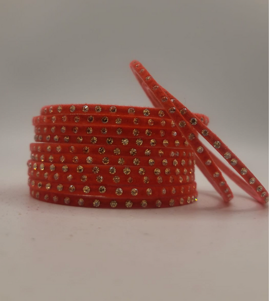 Orange Gemstone Bangles