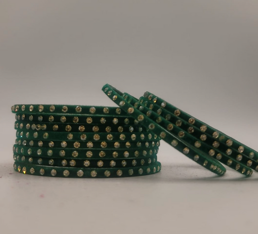 Green Gemstone Bangles