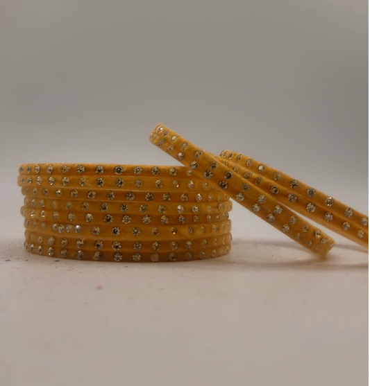 Yellow Gemstone Bangles