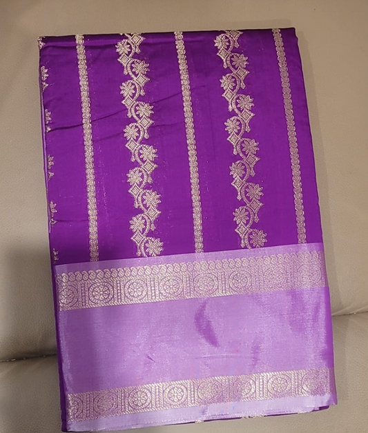 Purple Saree