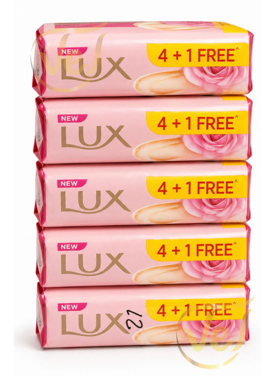 Lux Radiant Glow Rose 4 + 1 Free Soap