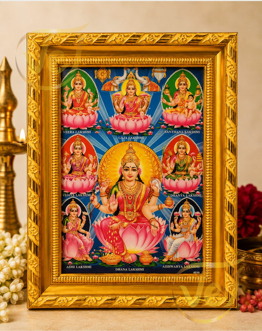 Ashta Lakshmi Photo Frame 8 X 6 - Varalakshmi sale