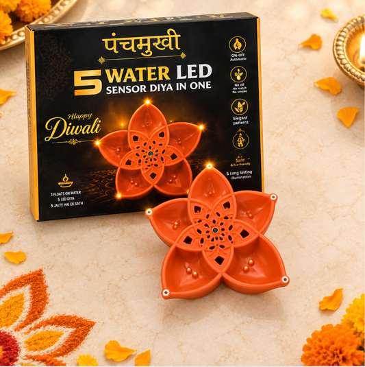 Panchmukhi Water Sensor Diya