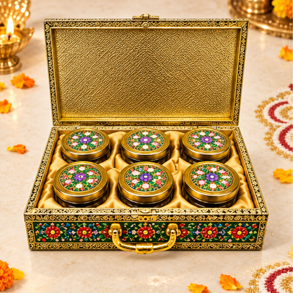 Meenakari Dry Fruit Gift Box