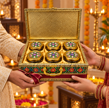 Meenakari Dry Fruit Gift Box