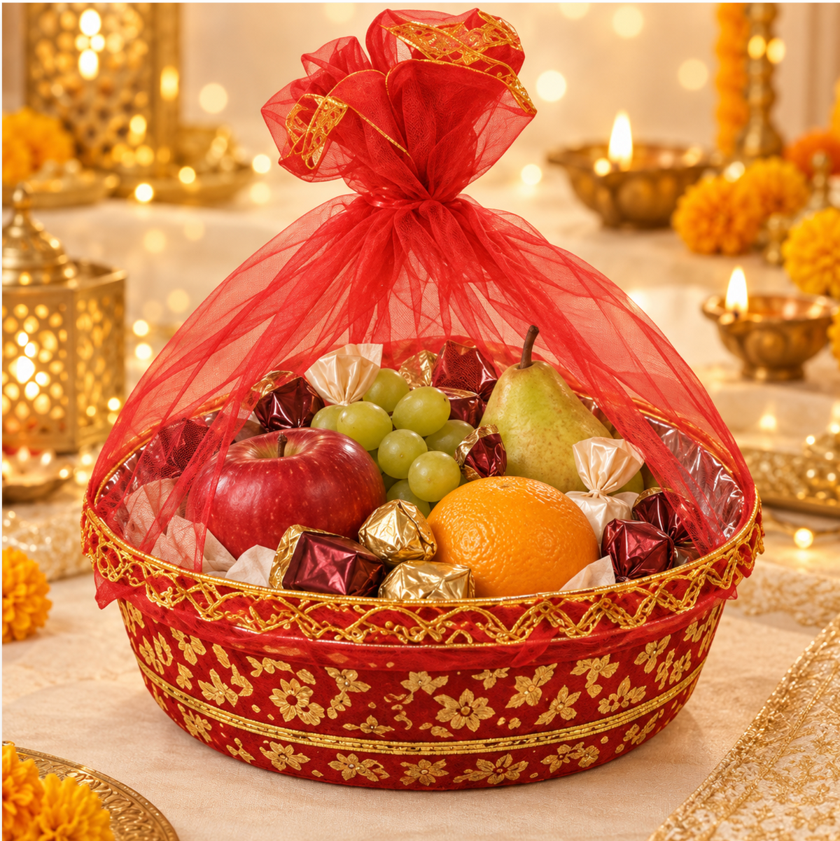 Round Hamper Basket