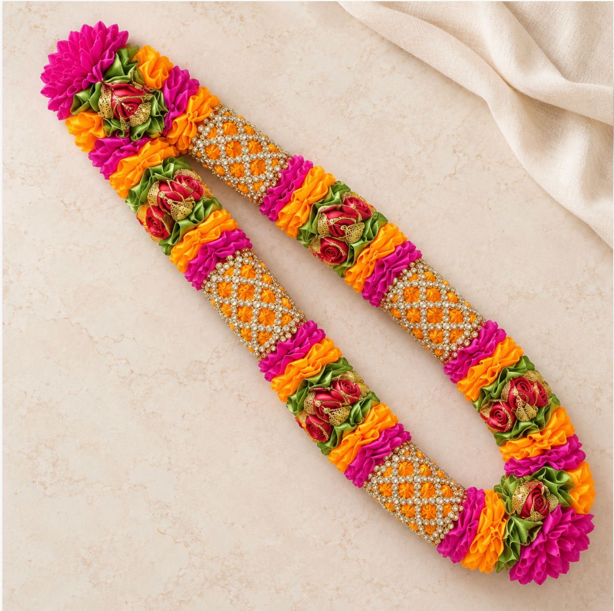 Artificial Flower Malai / Garland - 60cm