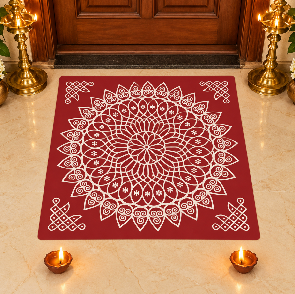 Rangoli/ Kolam Design Sticker (38 x 38cm)