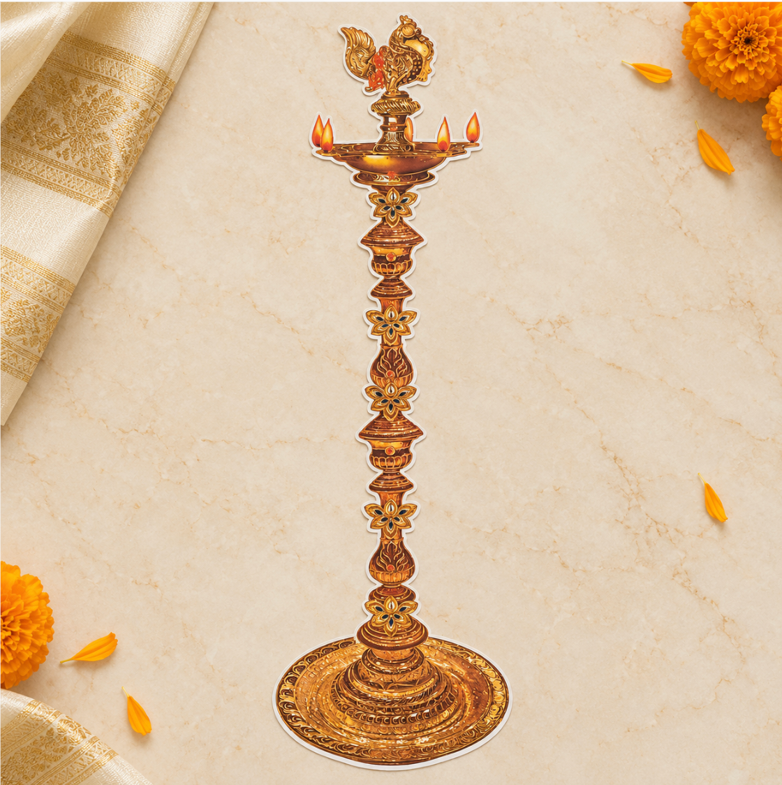 Diwali Deepam Decoration (approximately 58cm)