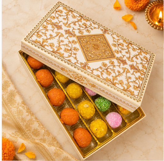 Deeksha Diwali Gift Hamper | Assorted Ladoo Gift box