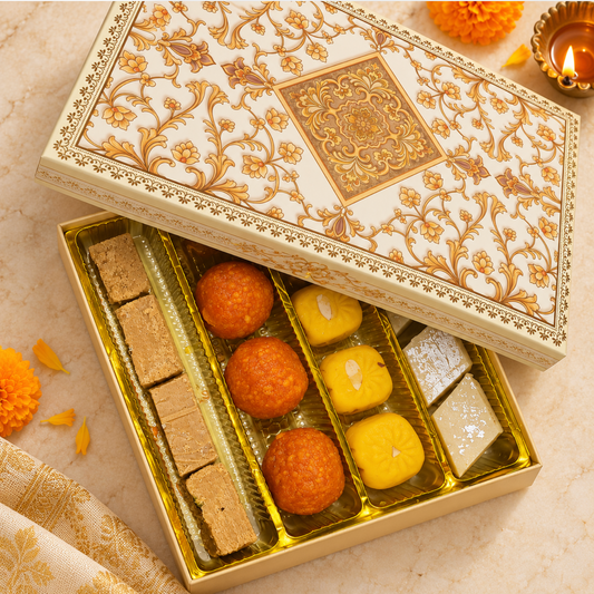 Deeksha Diwali Gift Hamper | Assorted Fresh Sweets Gift box
