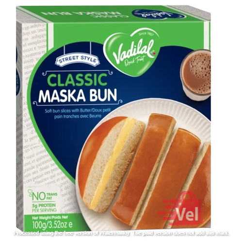 Vadilal Masala Maska Bun Frozen 120G