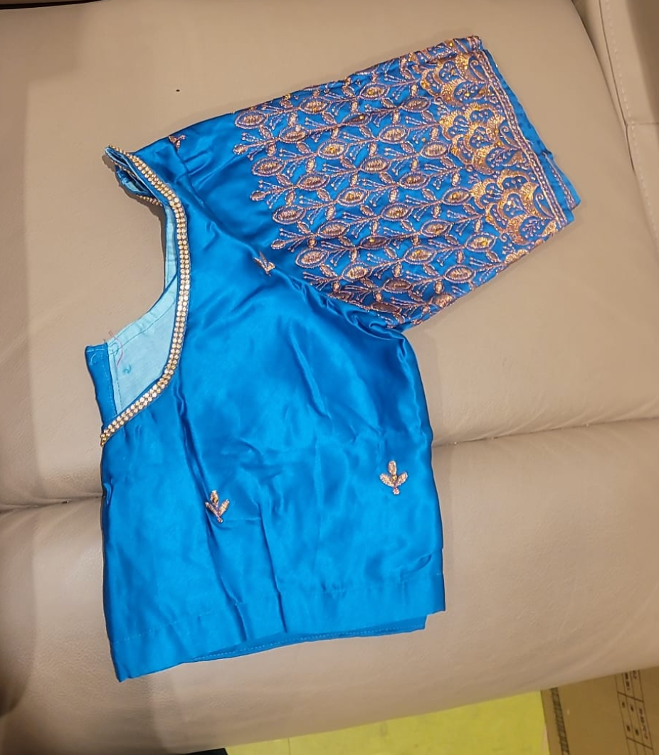 Saree Blouse leaf/tree Pattern - Multiple colours available