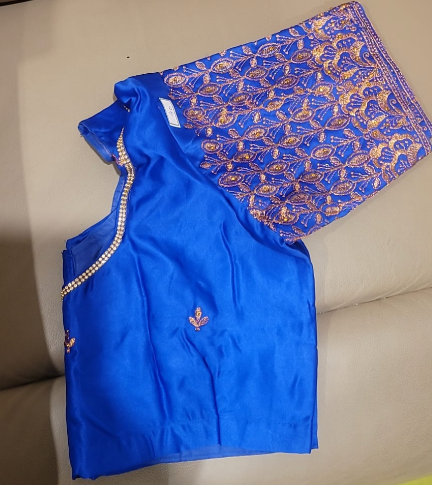 Saree Blouse leaf/tree Pattern - Multiple colours available
