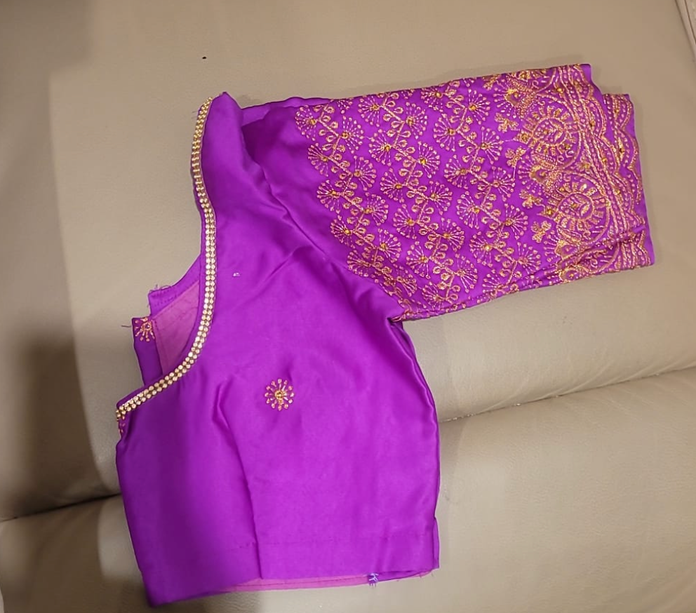 Saree Blouse Peacock Pattern - Multiple colours and sizes available