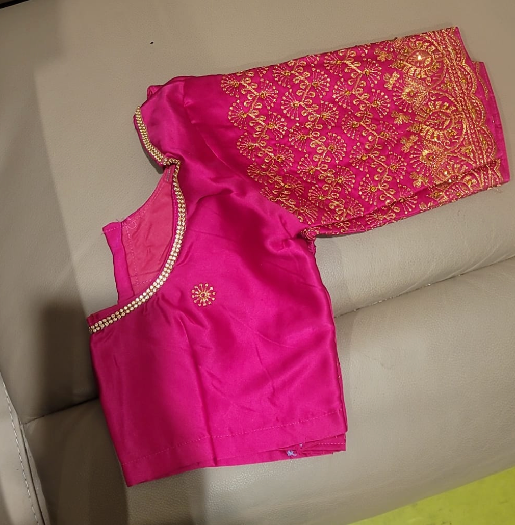 Saree Blouse Peacock Pattern - Multiple colours and sizes available