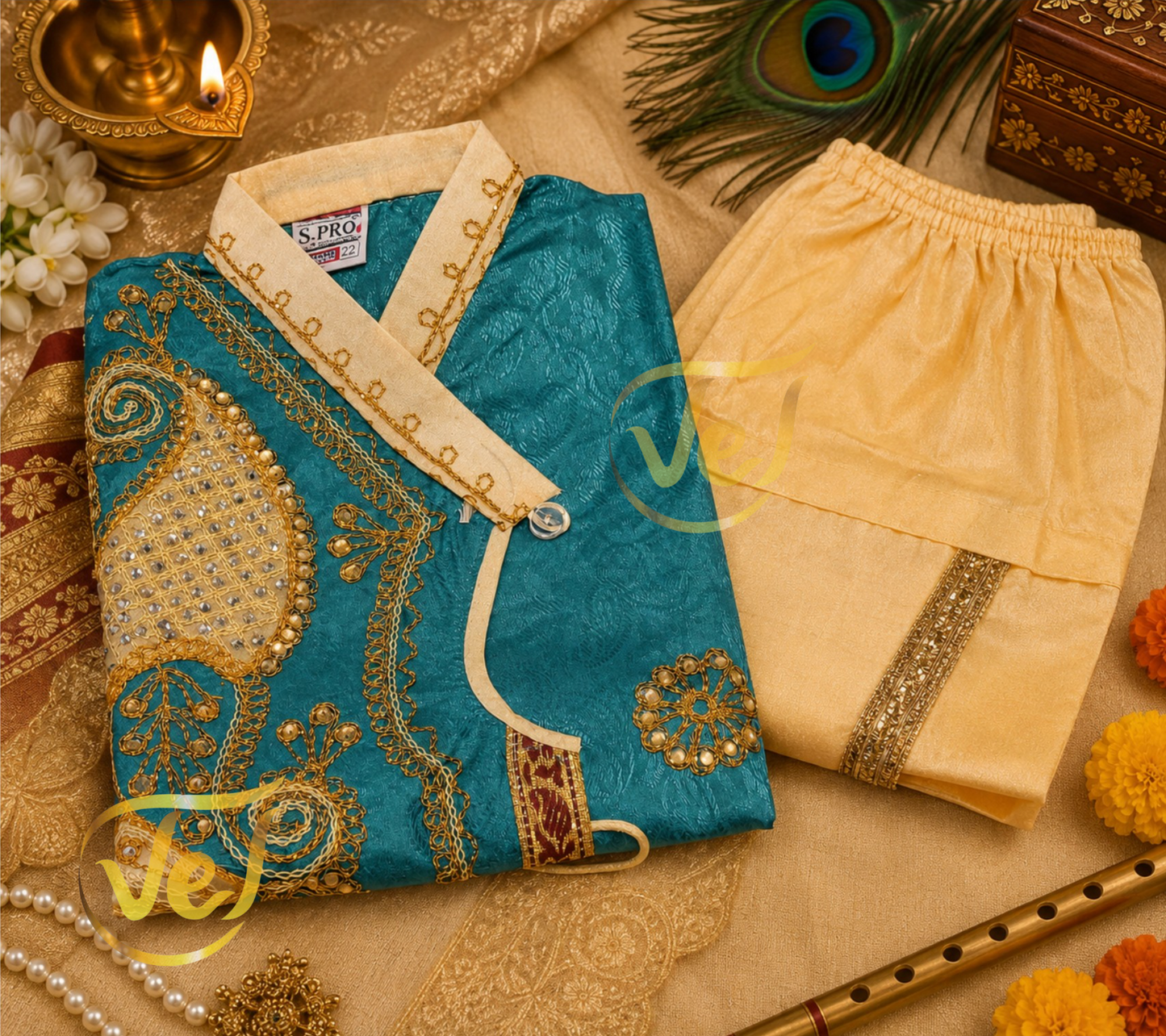 Krishna Fancy Dress (Multiple colours and sizes available)