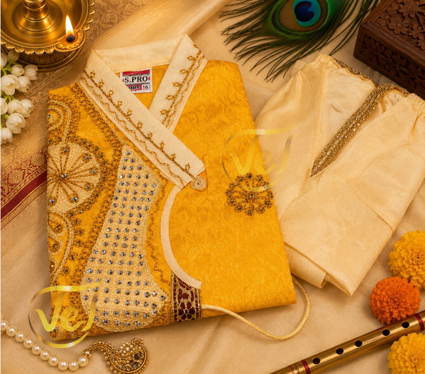 Krishna Fancy Dress (Multiple colours and sizes available)
