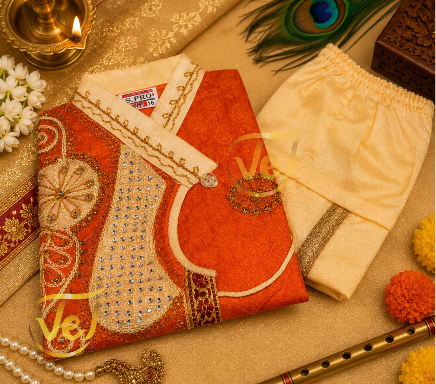 Krishna Fancy Dress (Multiple colours and sizes available)
