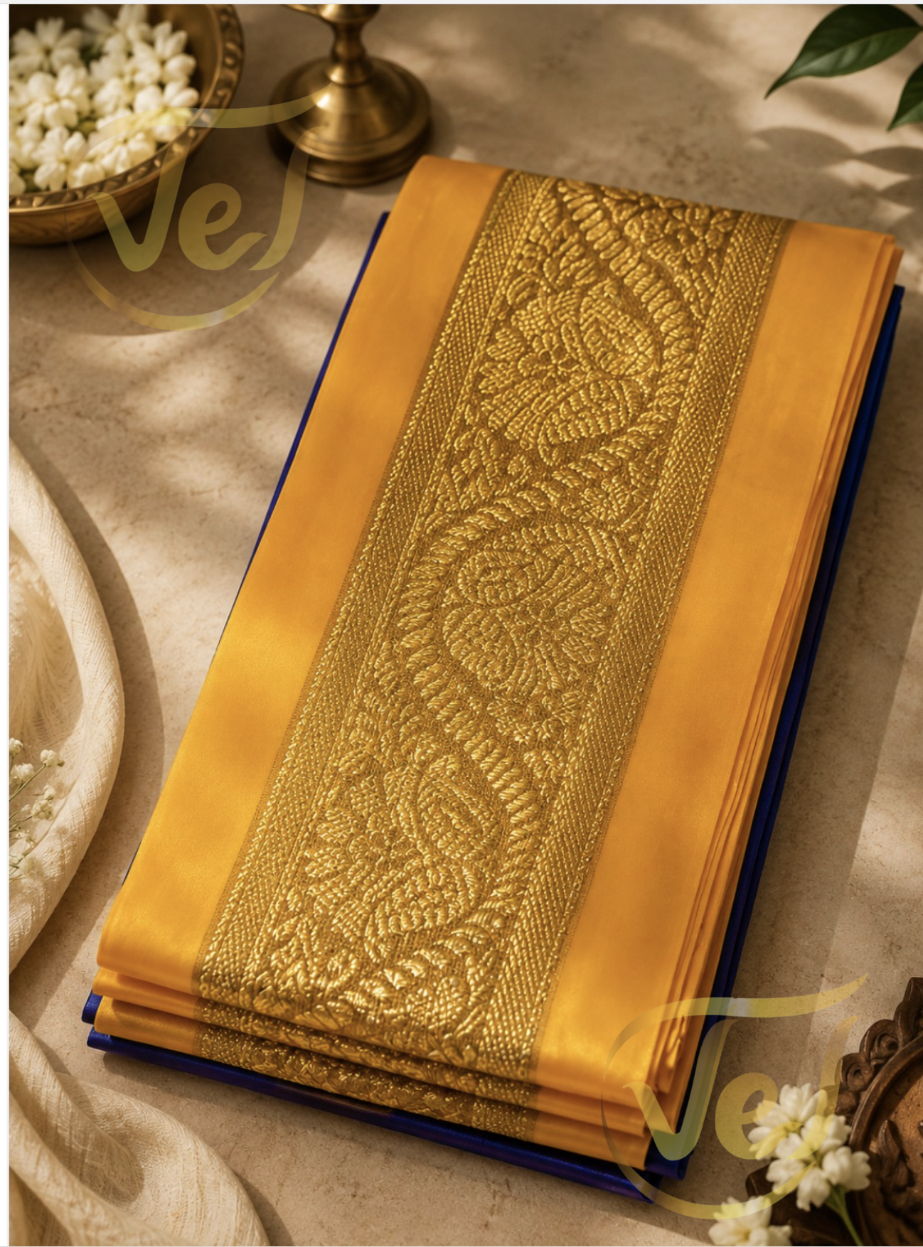 4 Mulam Satin Maalai (Multiple Colours Available)