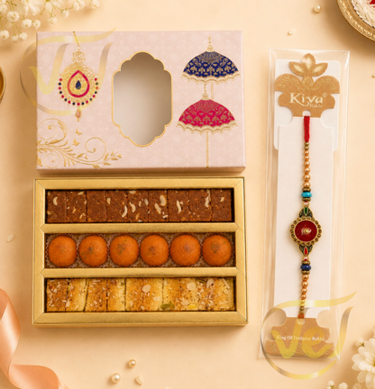 Fresh Sweet Pack 800G - Milk cake & Motichoor Laddu & Dodha Burfi-Raki Sale