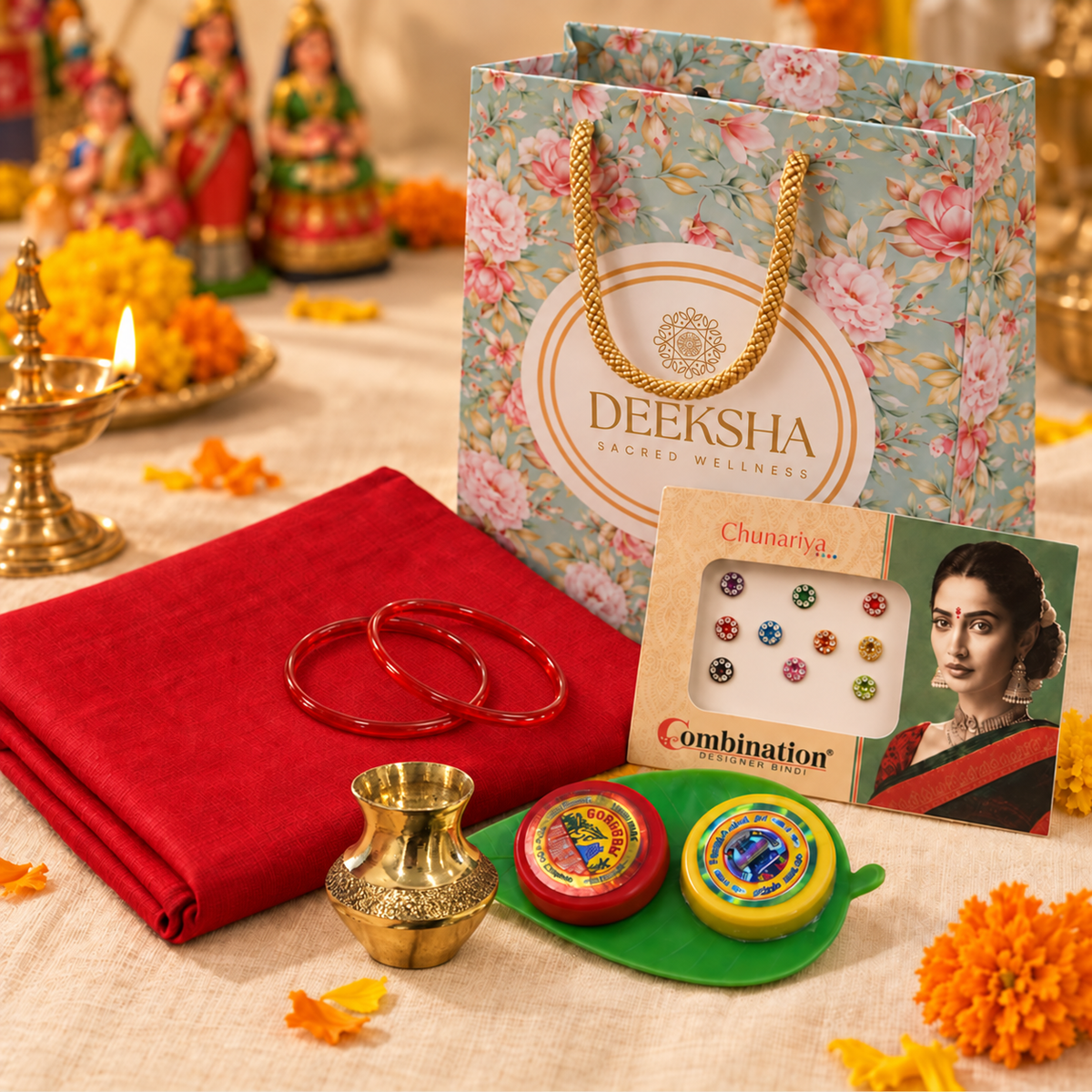 Deeksha Gift Hamper | Navrathri Mangalam Gift Hamper | Gifts for Navarathri | Navathri Online Exclusive Gift Sets