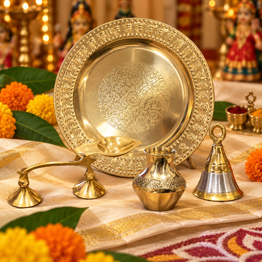 Deeksha Gift Hamper | Navrathri Pooja Essentials Gift Set | Gifts for Navarathri | Navathri Online Exclusive Gift Sets