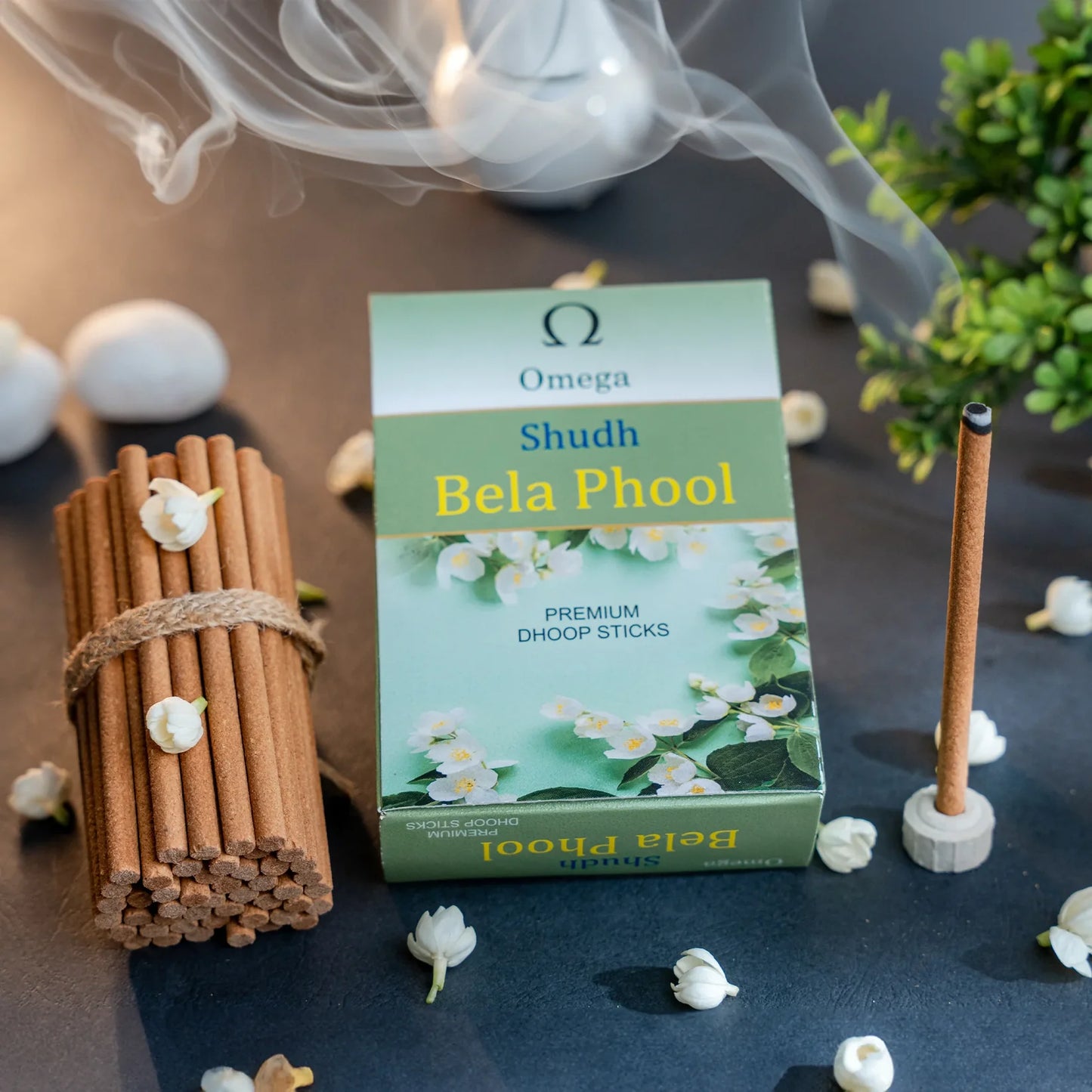 Omega Shudh Bela Phool Dhoop Sticks 120g