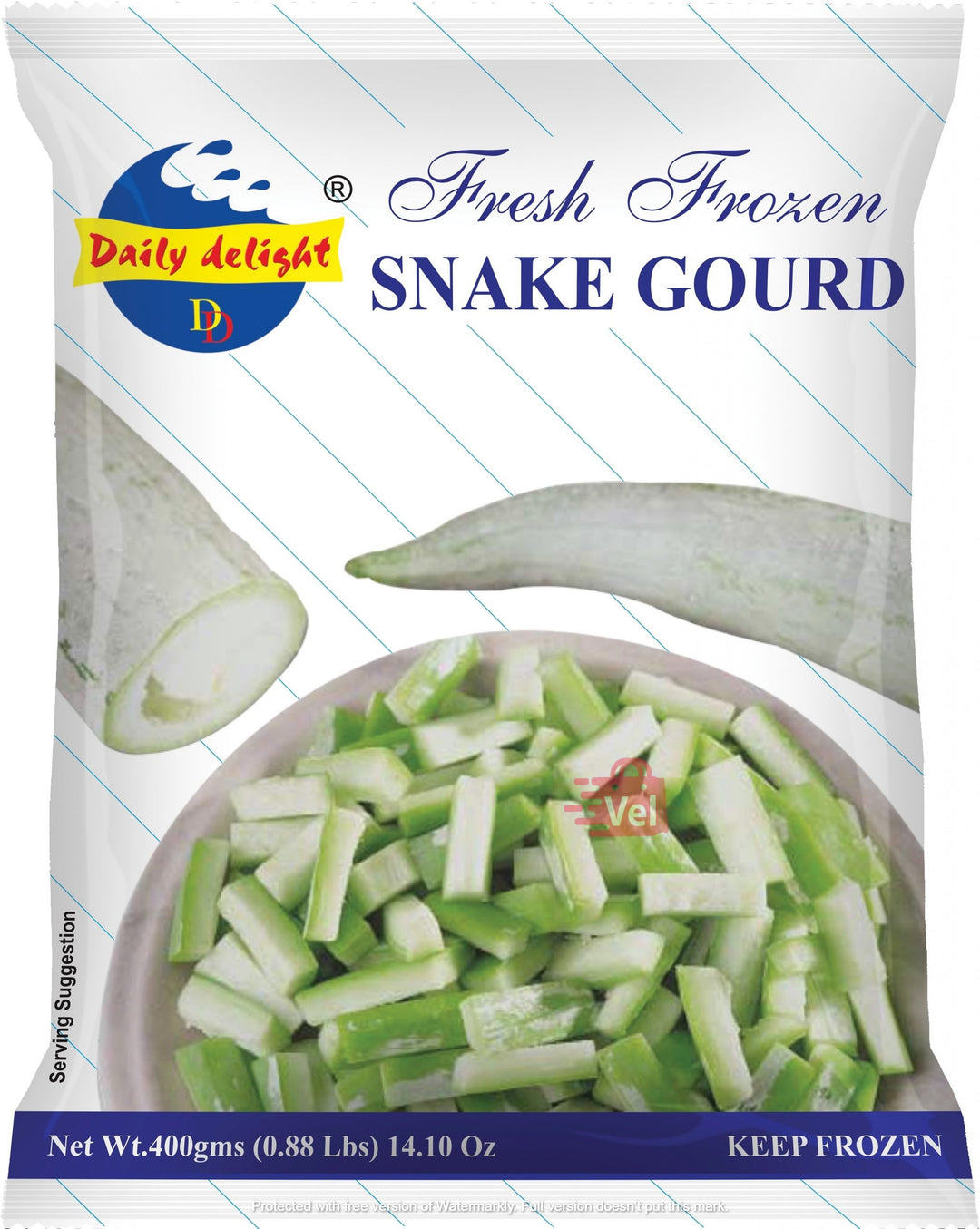 Daily Delight Snake Gourd 454G Frozen