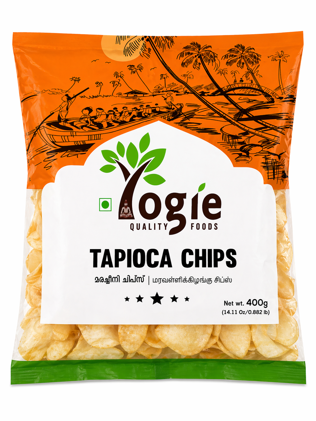 Yogie Tapioca Chips 400G – Vel Spices