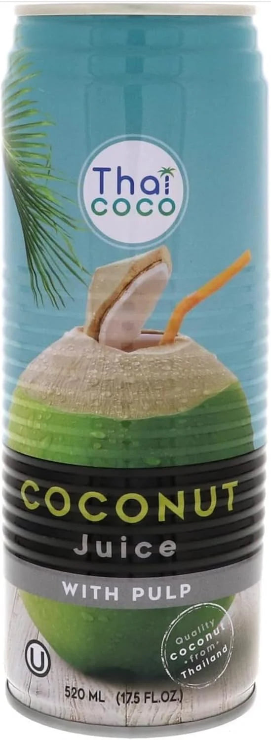Thai Coco Coconut Juice With Pulp 520Ml