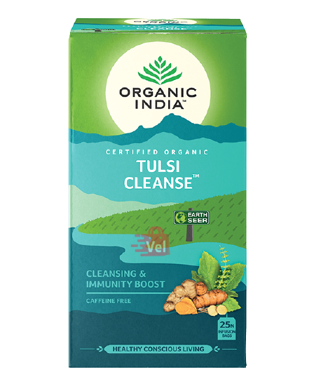 Organic Tulsi Cleanse 25 Tea Bags 1