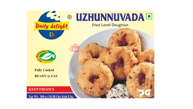 Daily Delight Uzunthu Vada 300G Frozen