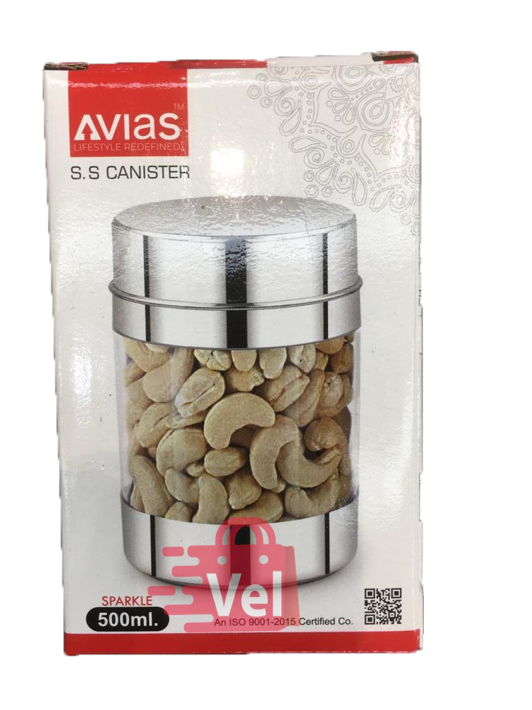 Avias Stainless Steel Canister 500Ml