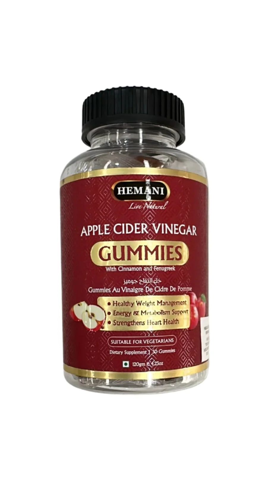 Hemani Apple Cider Vinegar Gummies 120G