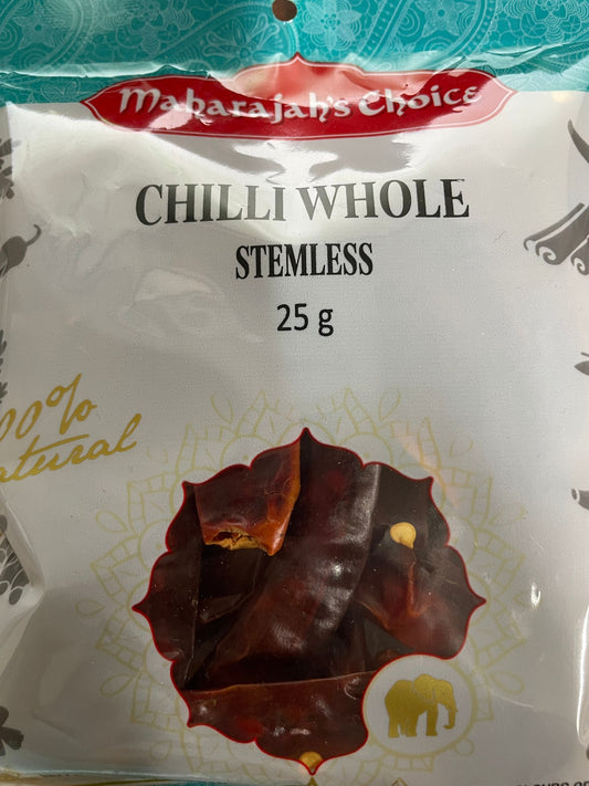 Maharajah's Chilli Whole Large 25G