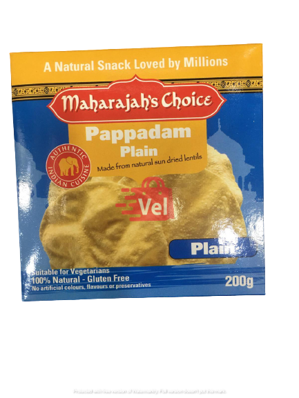 Maharajah's Pappadam Plain 200G