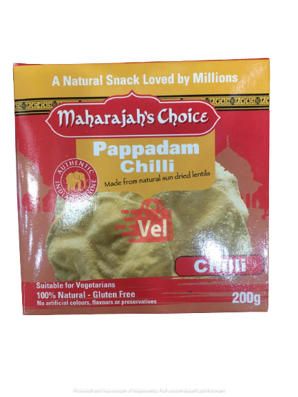 Maharajah's Chilli Pappadam 200G