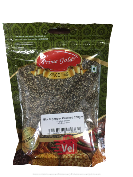 Buy Prime Gold Pepper Crushed 200G Online Melbourne - Velspices Australia