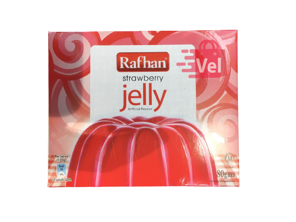 Rafhan Strawberry Jelly Mix 80G