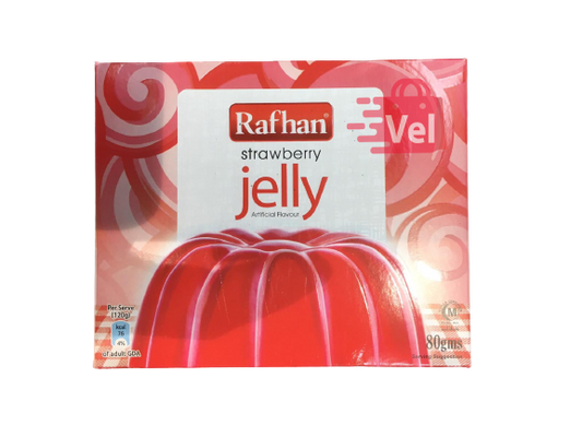 Rafhan Strawberry Jelly Mix 80G