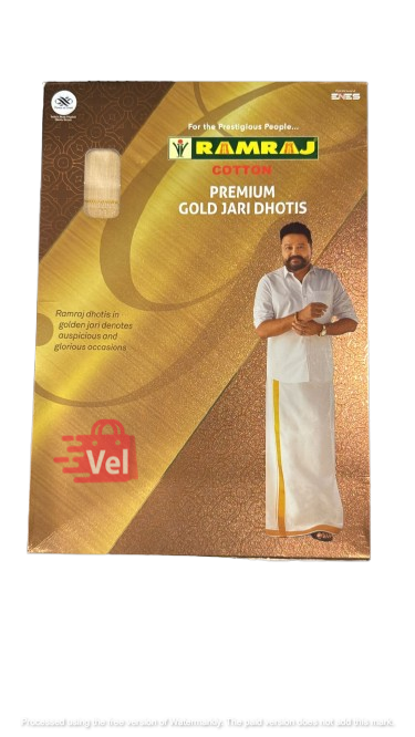 Ramraj Premium gold jari Dhotis