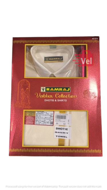 Ramraj Dhoti, Shirt and Towel set