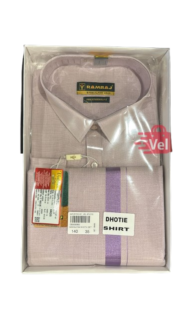 Ramraj Vivaha set Lavender