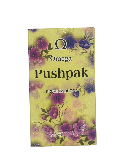 Omega Pushpak Premium Dhoop 10 Sticks